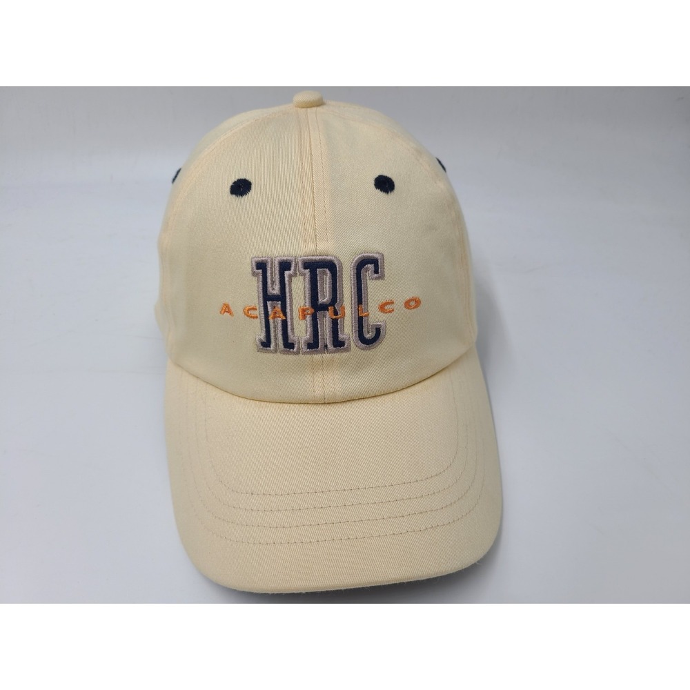 Hard Rock Cafe Acapulco‎ Flex Fitted OSFM Hat Cap Mexico Casual Men Women Yellow